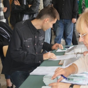  Inauguracja studentów I semestru (2012r.) w ramach projektu Akademia Rozwoju Kompetencji  - kliknij, aby powiększyć