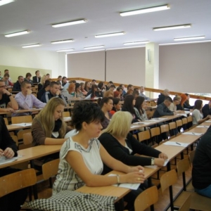  Inauguracja studentów I semestru (2012r.) w ramach projektu Akademia Rozwoju Kompetencji  - kliknij, aby powiększyć