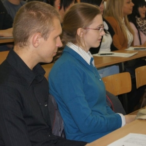  Inauguracja studentów I semestru (2012r.) w ramach projektu Akademia Rozwoju Kompetencji  - kliknij, aby powiększyć