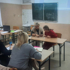 Zajęcia z Metodyki zajęć korekcyjno - kompensacyjnych dla kierunku Pedagogika w Filii w Wyszkowie  - kliknij, aby powiększyć