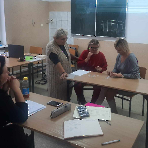 Zajęcia z Metodyki zajęć korekcyjno - kompensacyjnych dla kierunku Pedagogika w Filii w Wyszkowie  - kliknij, aby powiększyć