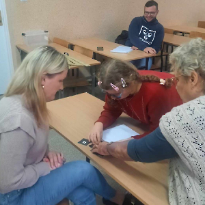 Zajęcia z Metodyki zajęć korekcyjno - kompensacyjnych dla kierunku Pedagogika w Filii w Wyszkowie  - kliknij, aby powiększyć
