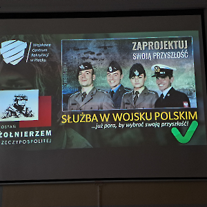 Spotkanie z przedstawicielami Wojskowego Centrum Rekrutacji