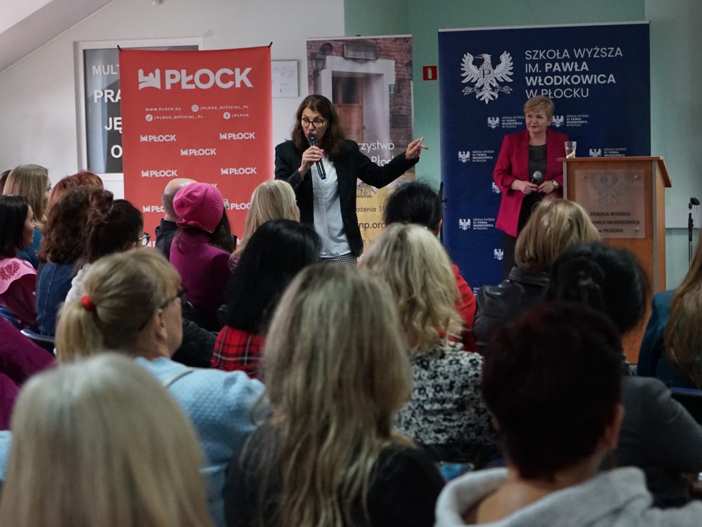 Przemawia dr hab. Justyna Kusztal, prof. UJ