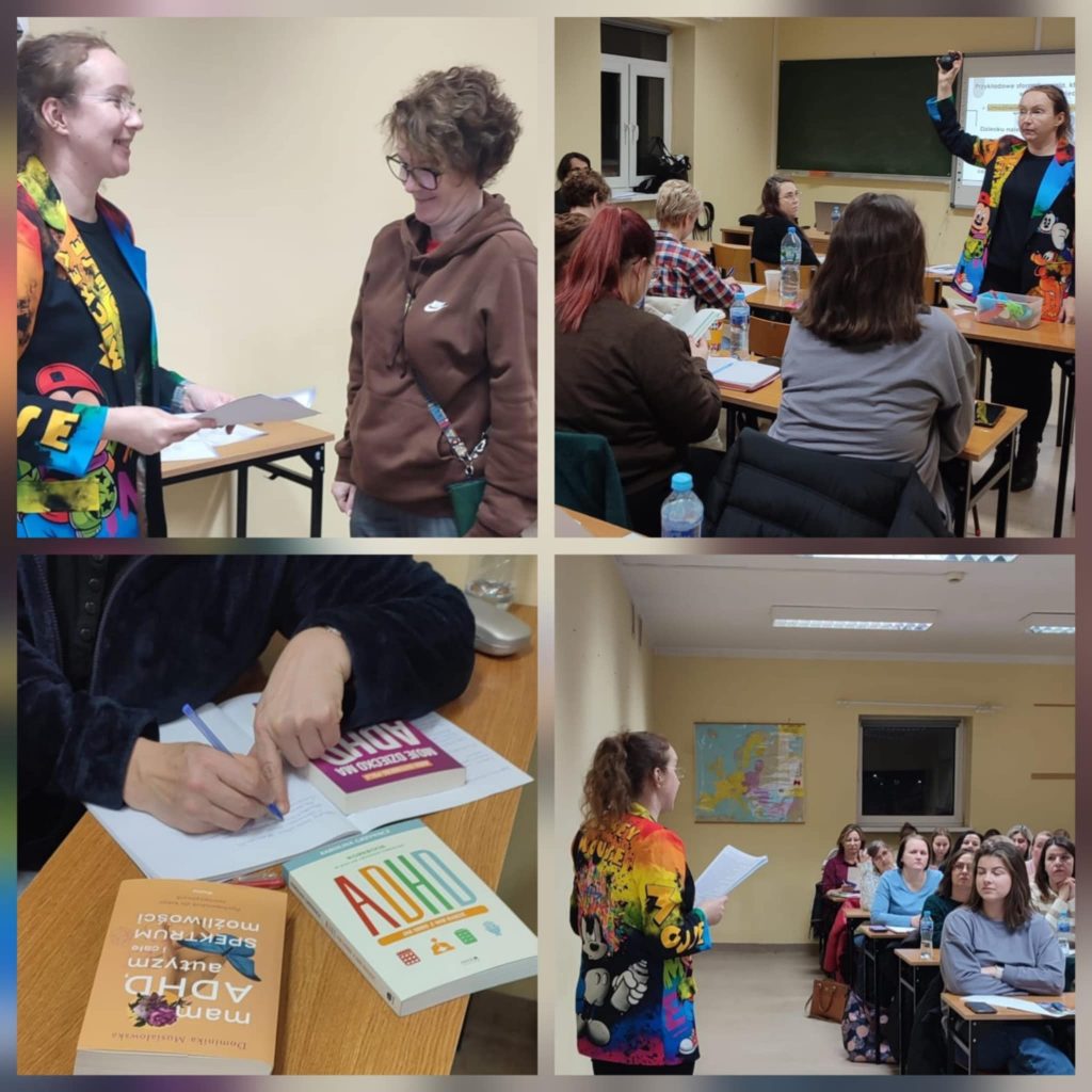 Kolaż zdjęć ze szkolenia