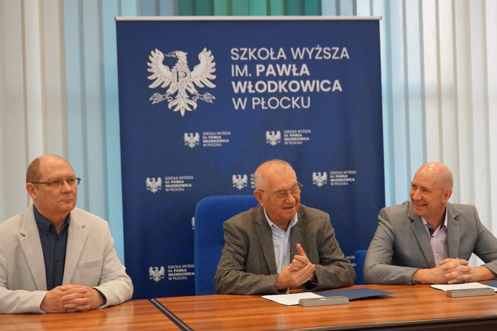 dr inż. Robert Żak, Prof. Zbigniew Kruszewski i Piotr Głydziak