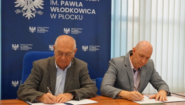 Prof. Zbigniew Kruszewski i Piotr Głydziak