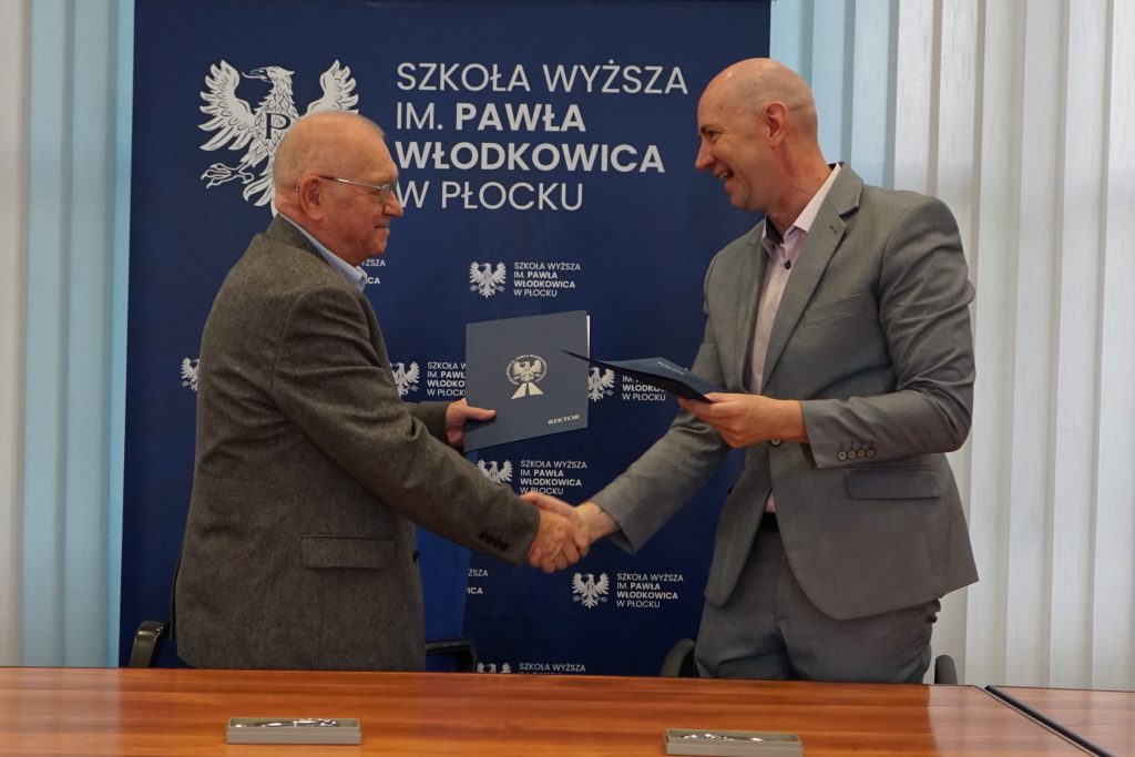 Prof. Zbigniew Kruszewski i Piotr Głydziak