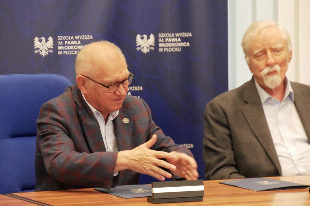 Rektor Kruszewski oraz W. Kamieniecki