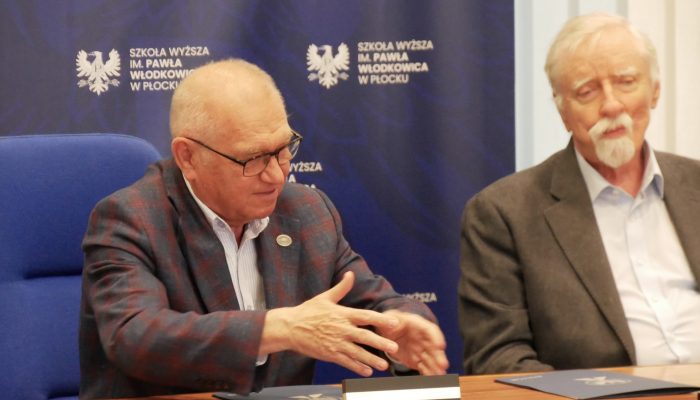 Rektor Kruszewski oraz W. Kamieniecki